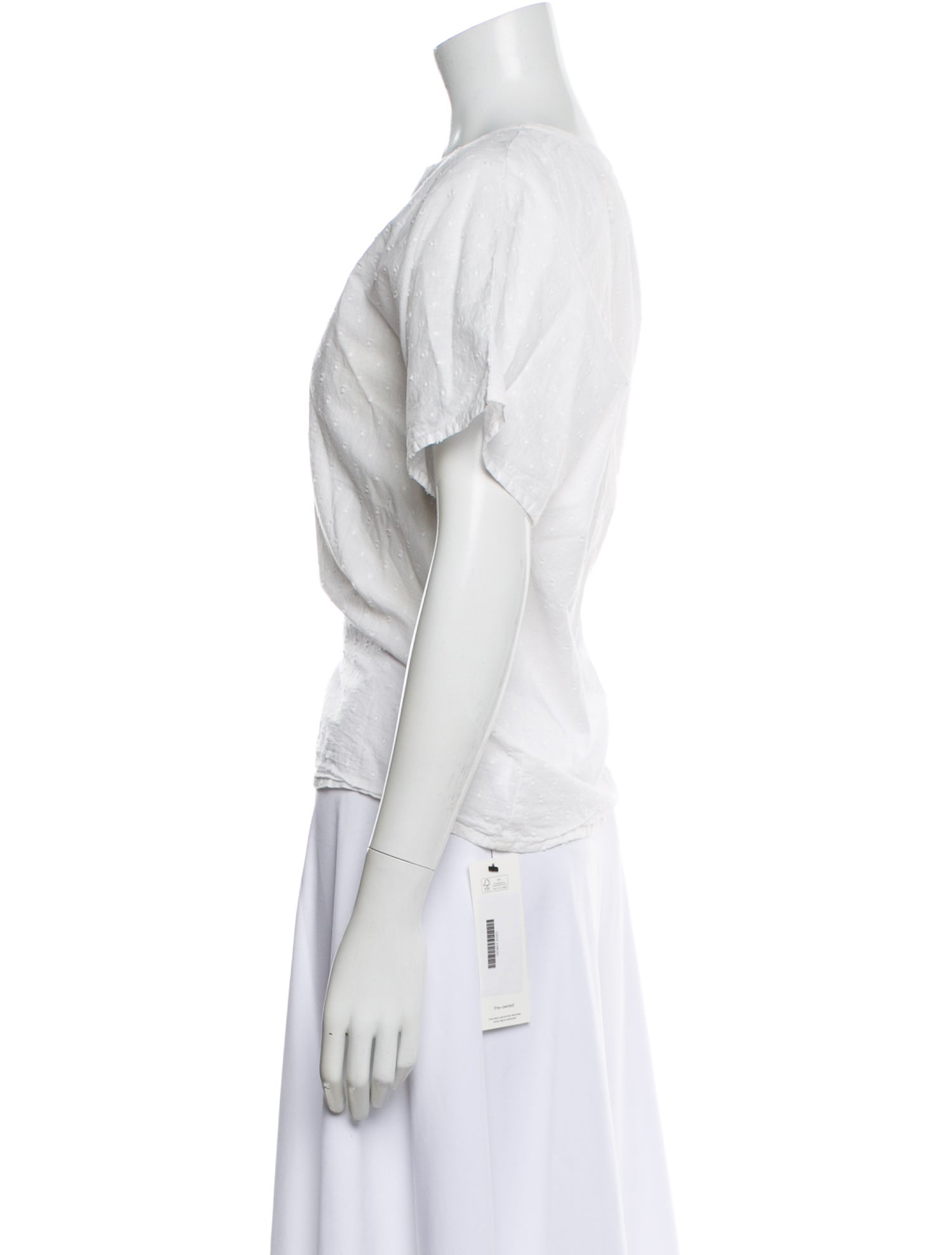 Emerson Fry Short Sleeve Button-Up Top