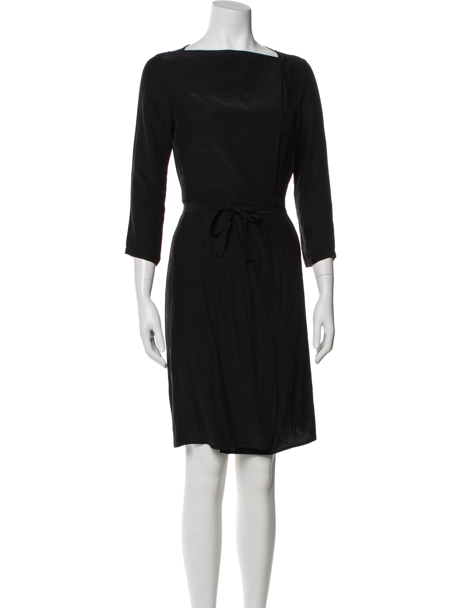 Emerson Fry Silk Eyelet Trim Robe