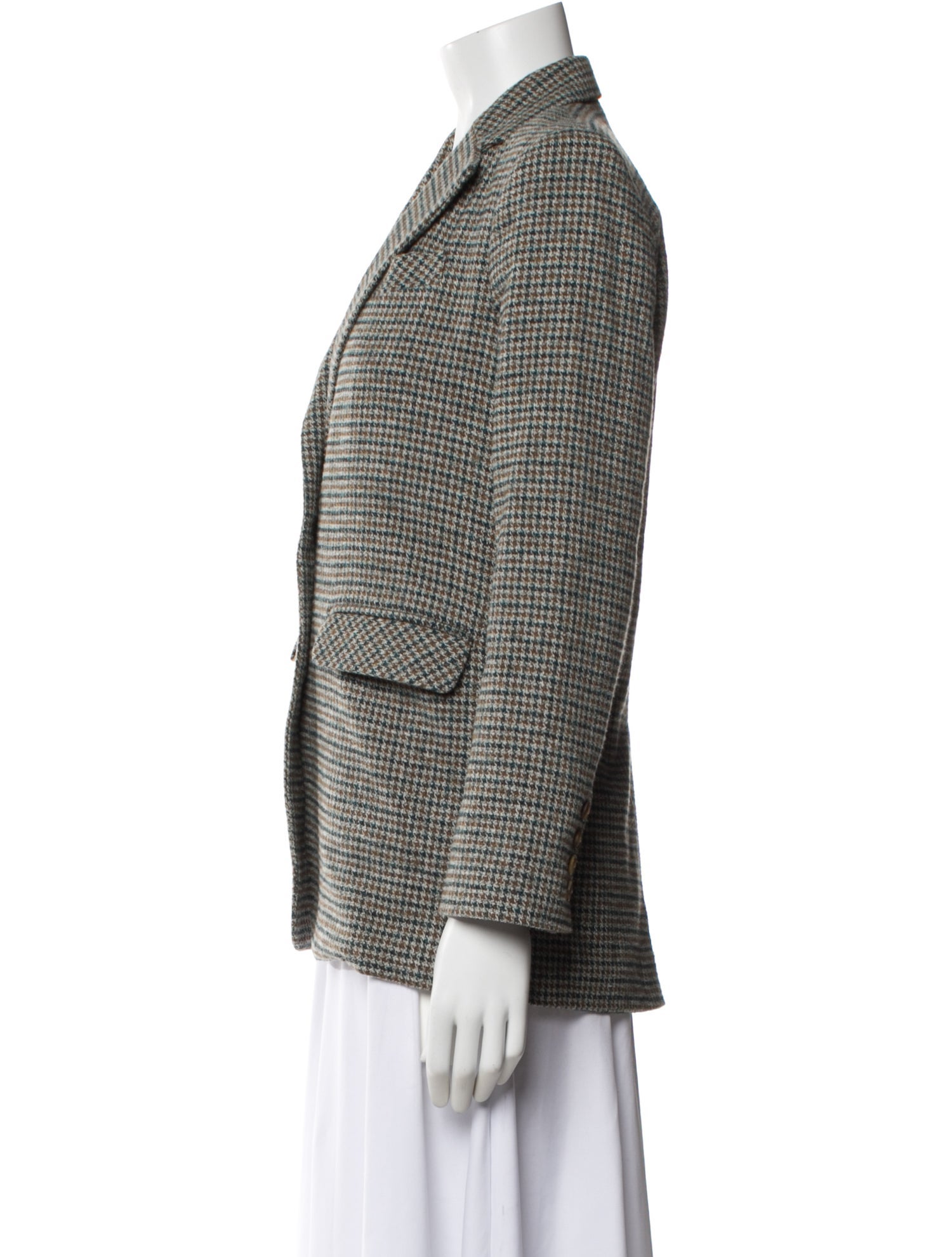 Emerson Fry Houndstooth Print Blazer