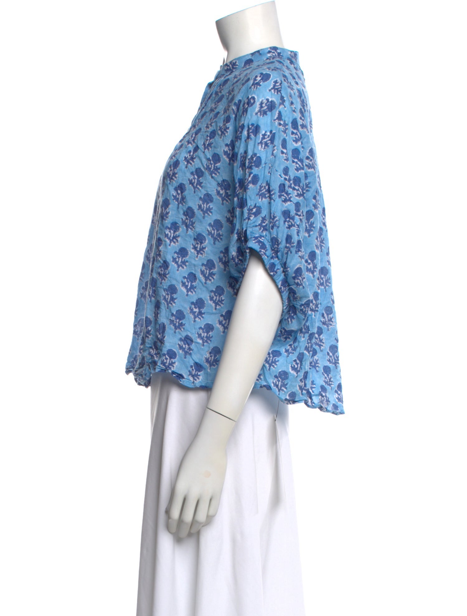 Emerson Fry Floral Print Short Sleeve Top