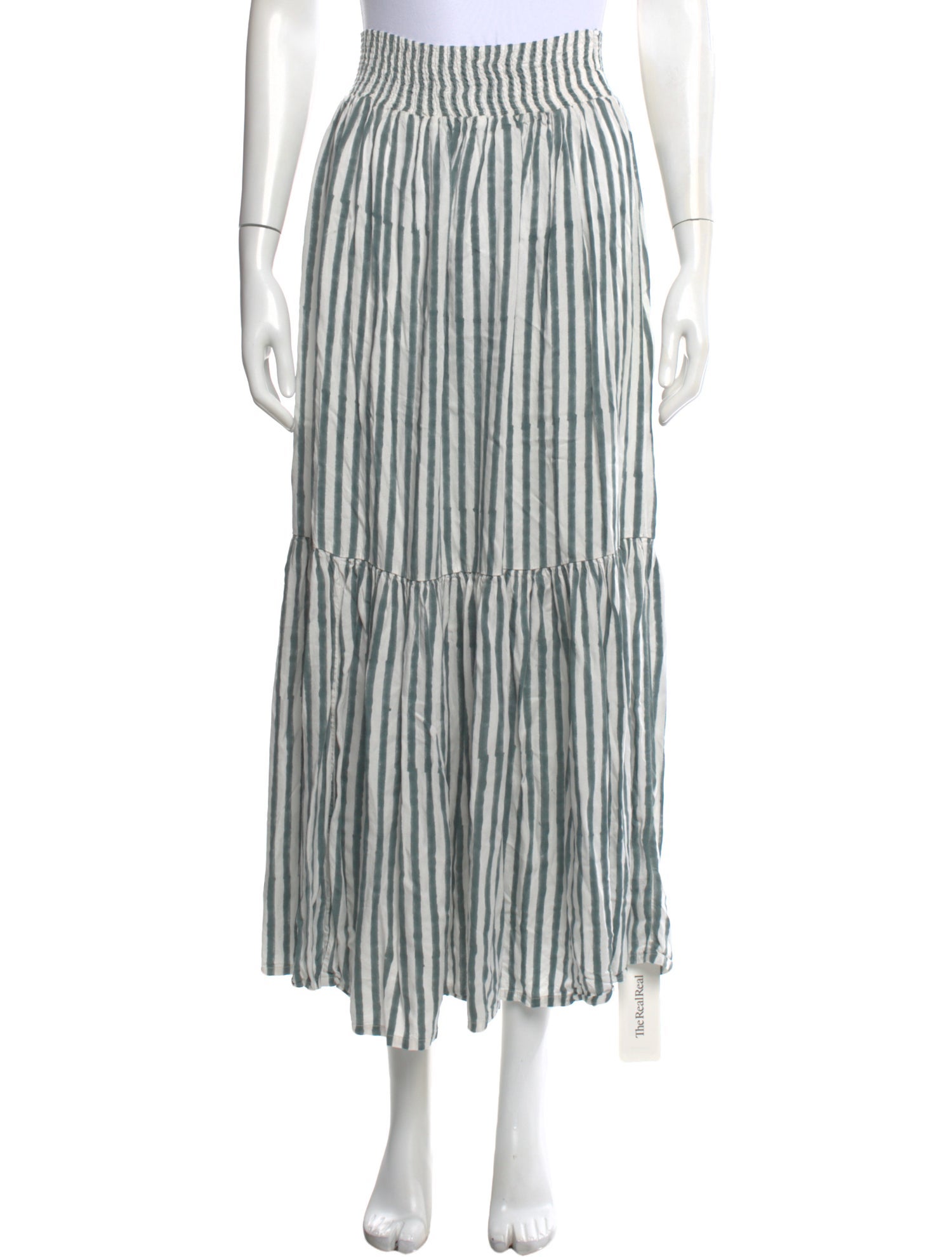 Emerson Fry Striped Midi Length Skirt