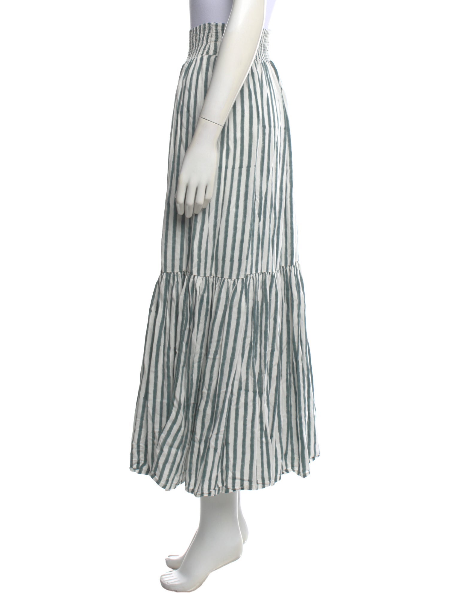 Emerson Fry Striped Midi Length Skirt