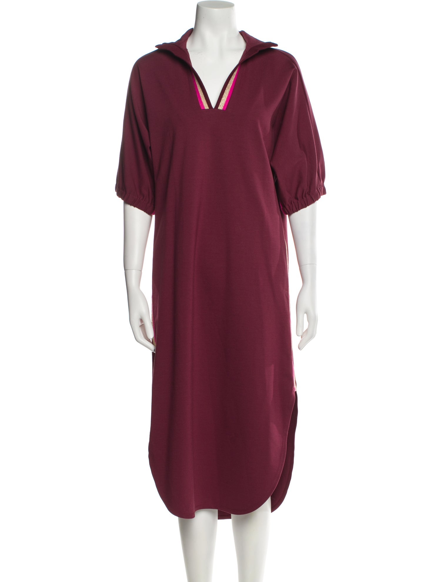 Emily McCarthy V-Neck Midi Length Dress