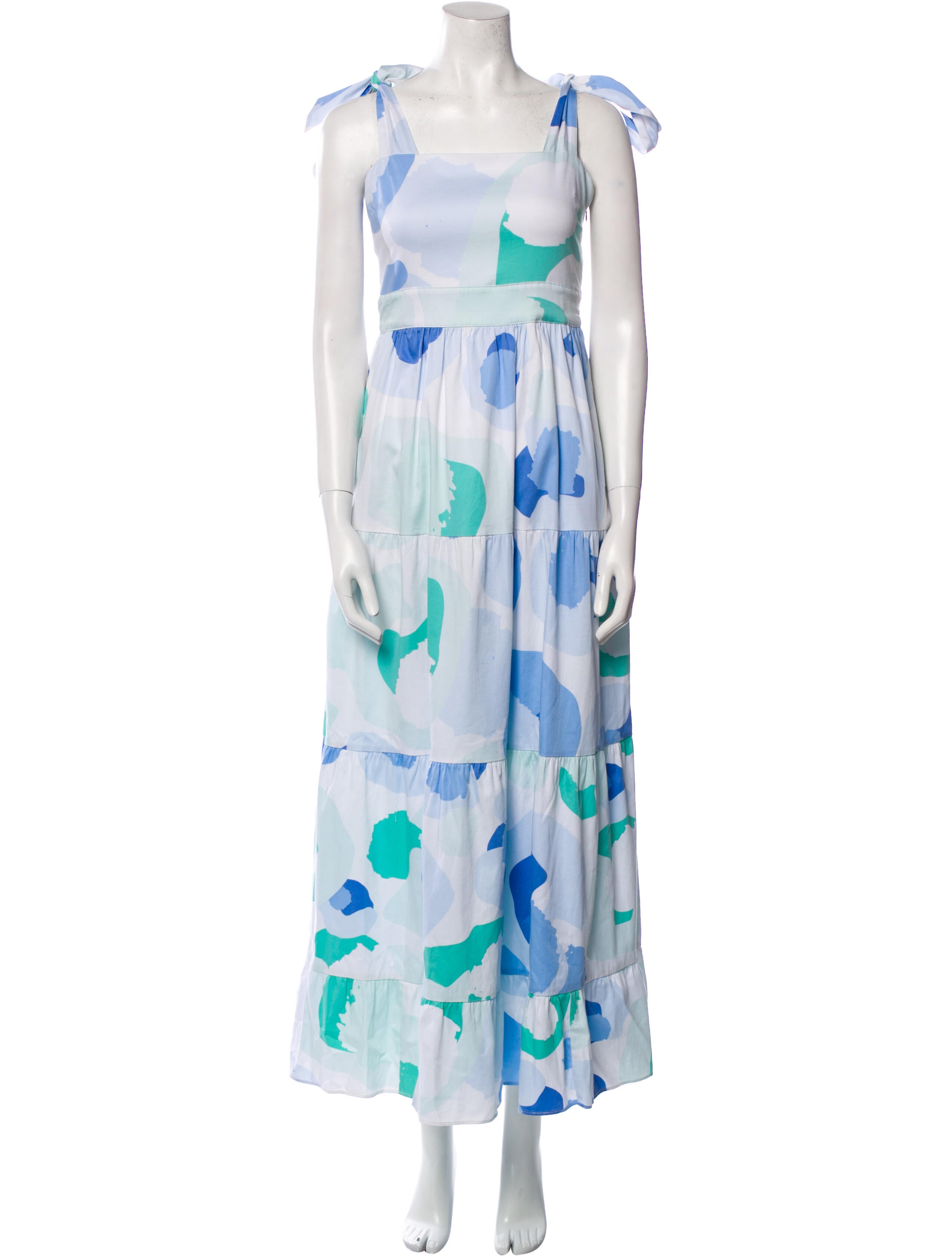 Emily McCarthy Floral Print Long Dress
