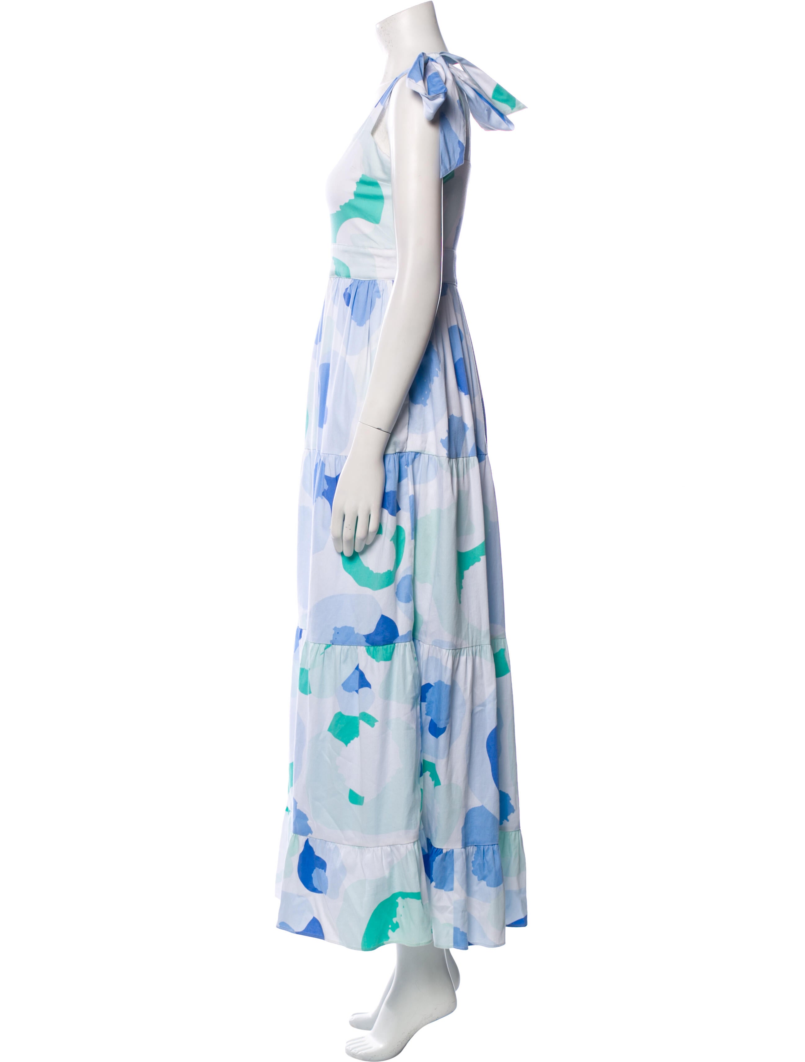 Emily McCarthy Floral Print Long Dress