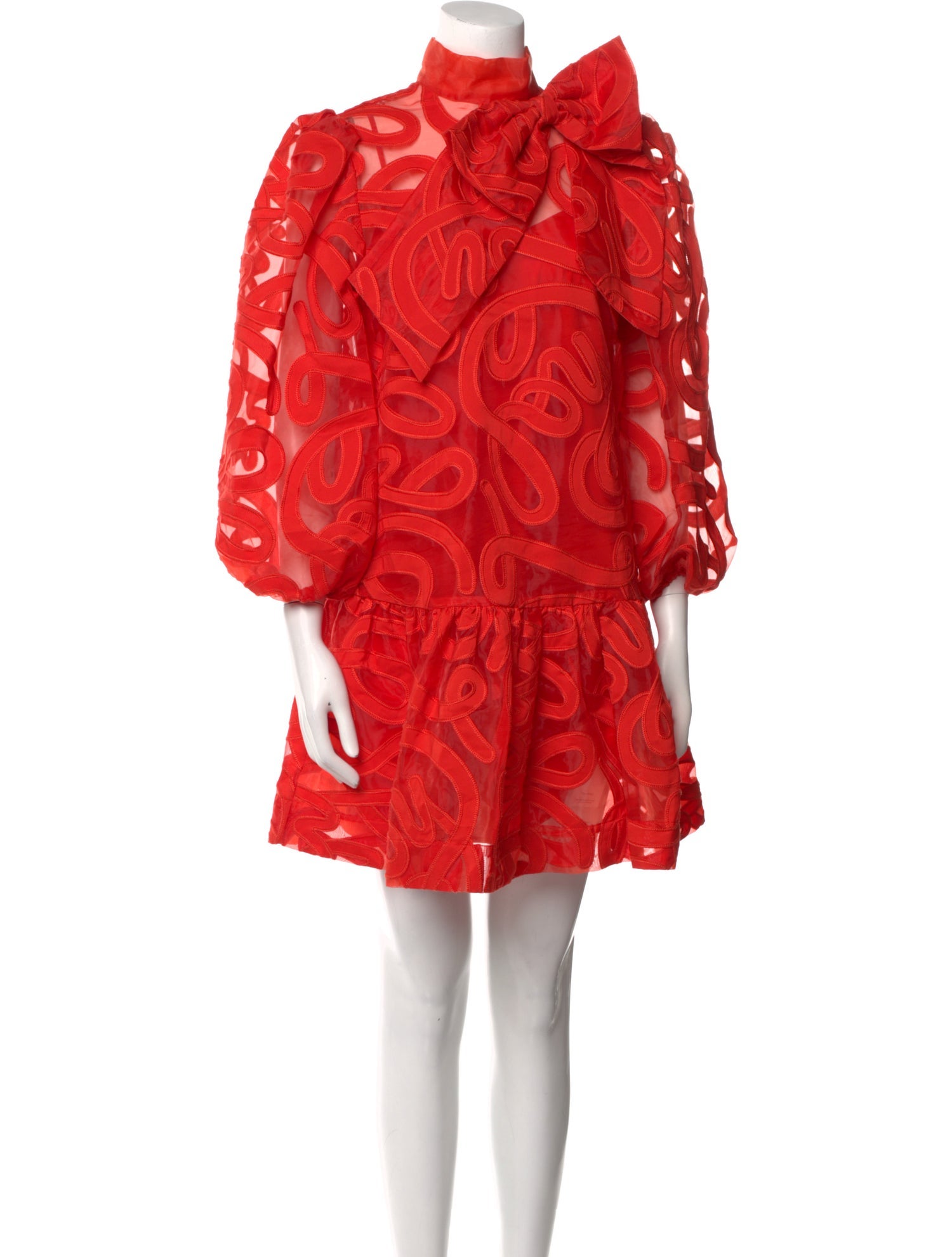 Emily McCarthy Printed Mini Dress