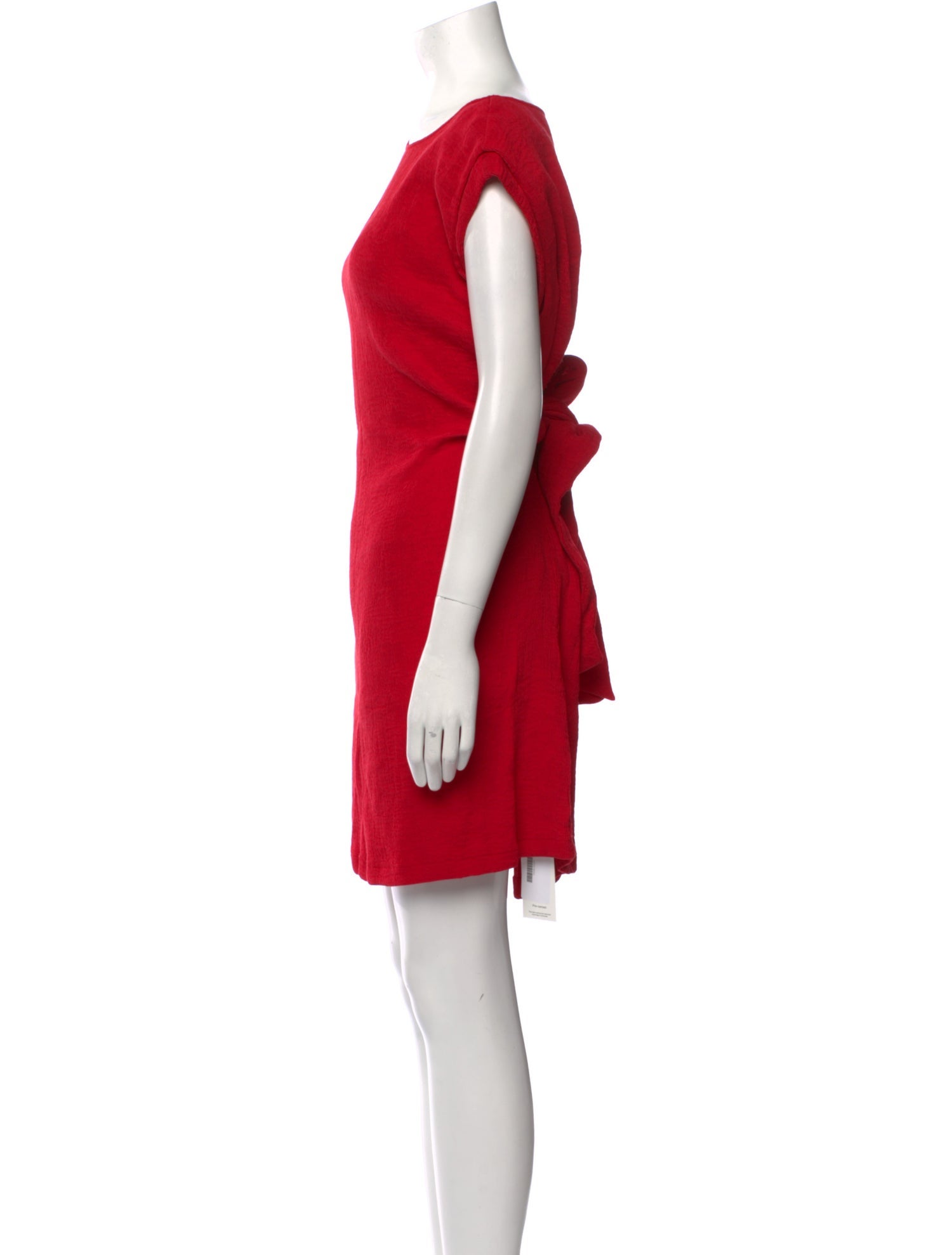 Emily McCarthy Bateau Neckline Mini Dress