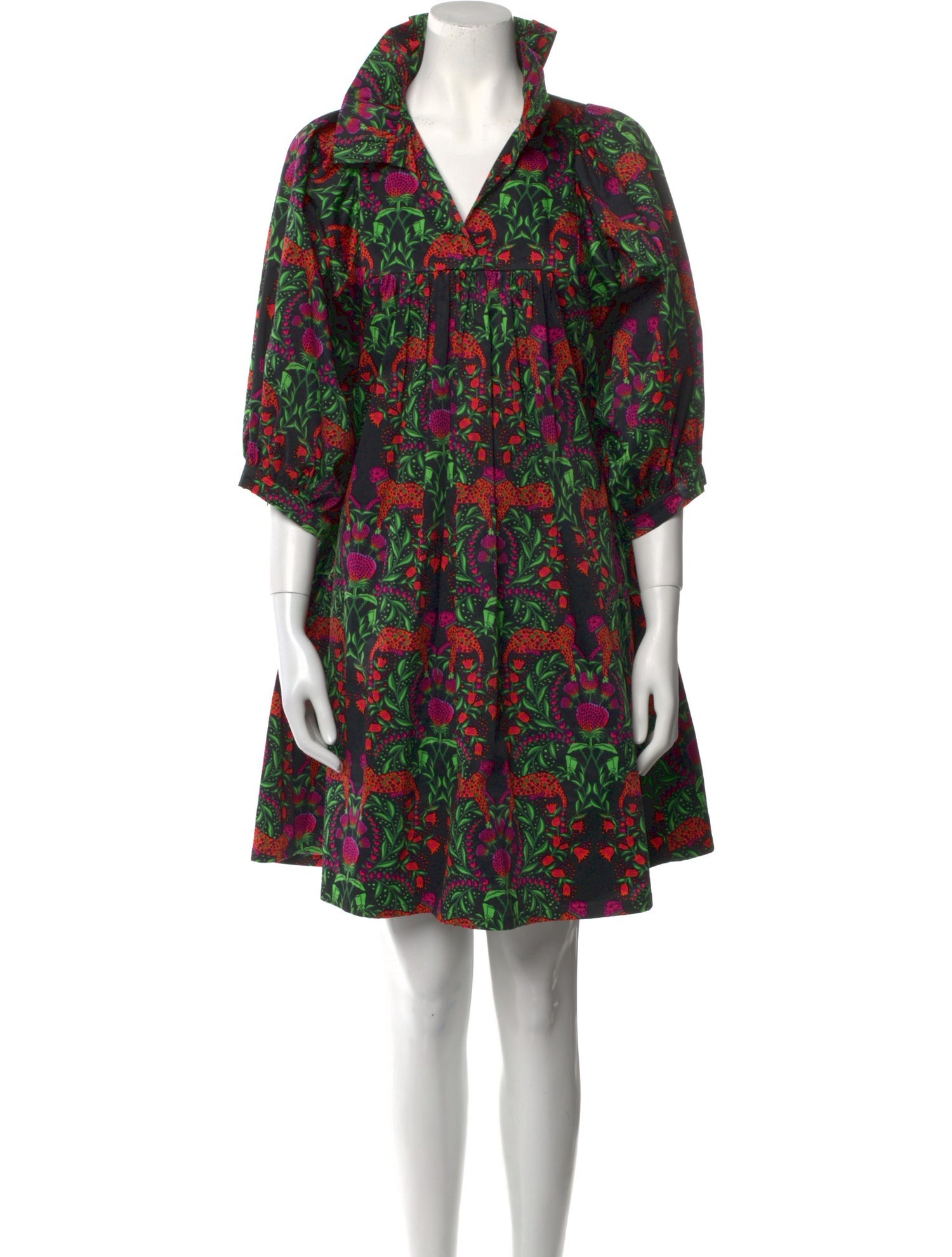 Emily McCarthy Printed Mini Dress