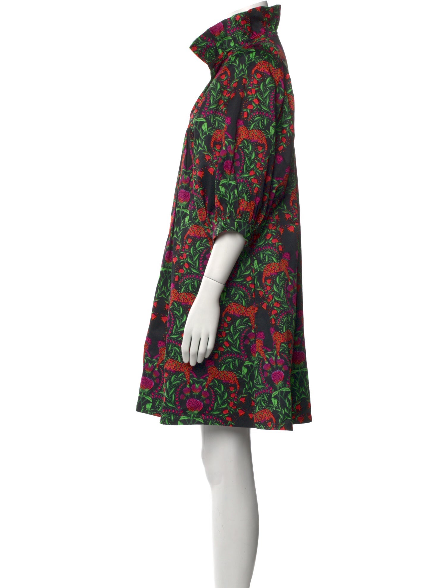 Emily McCarthy Printed Mini Dress