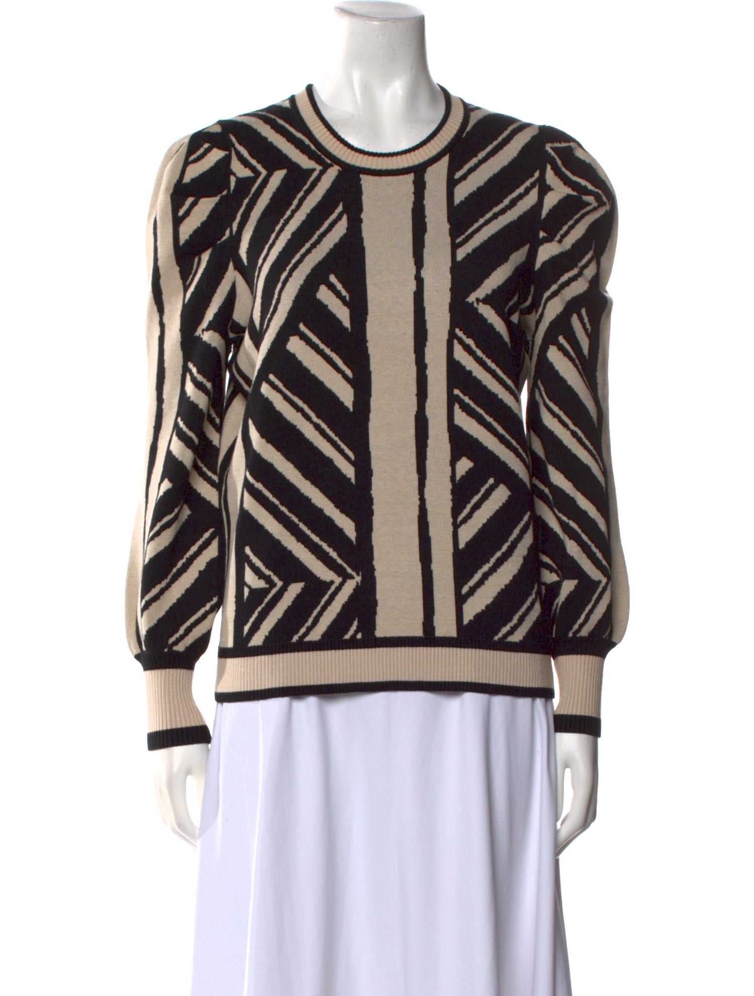 Emily McCarthy Striped Crew Neck Sweater