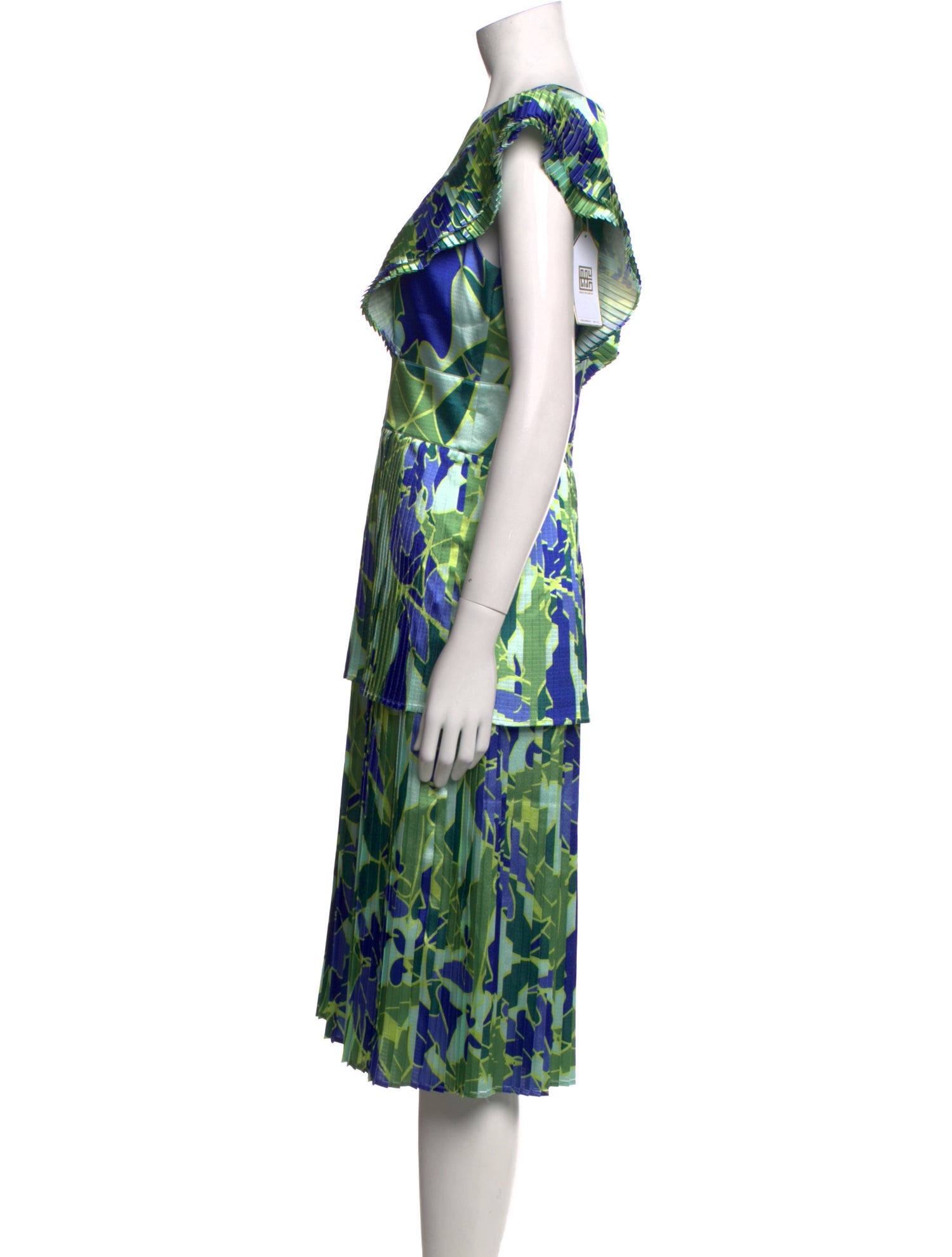 Emily McCarthy Floral Print Midi Length Dress w/ Tags