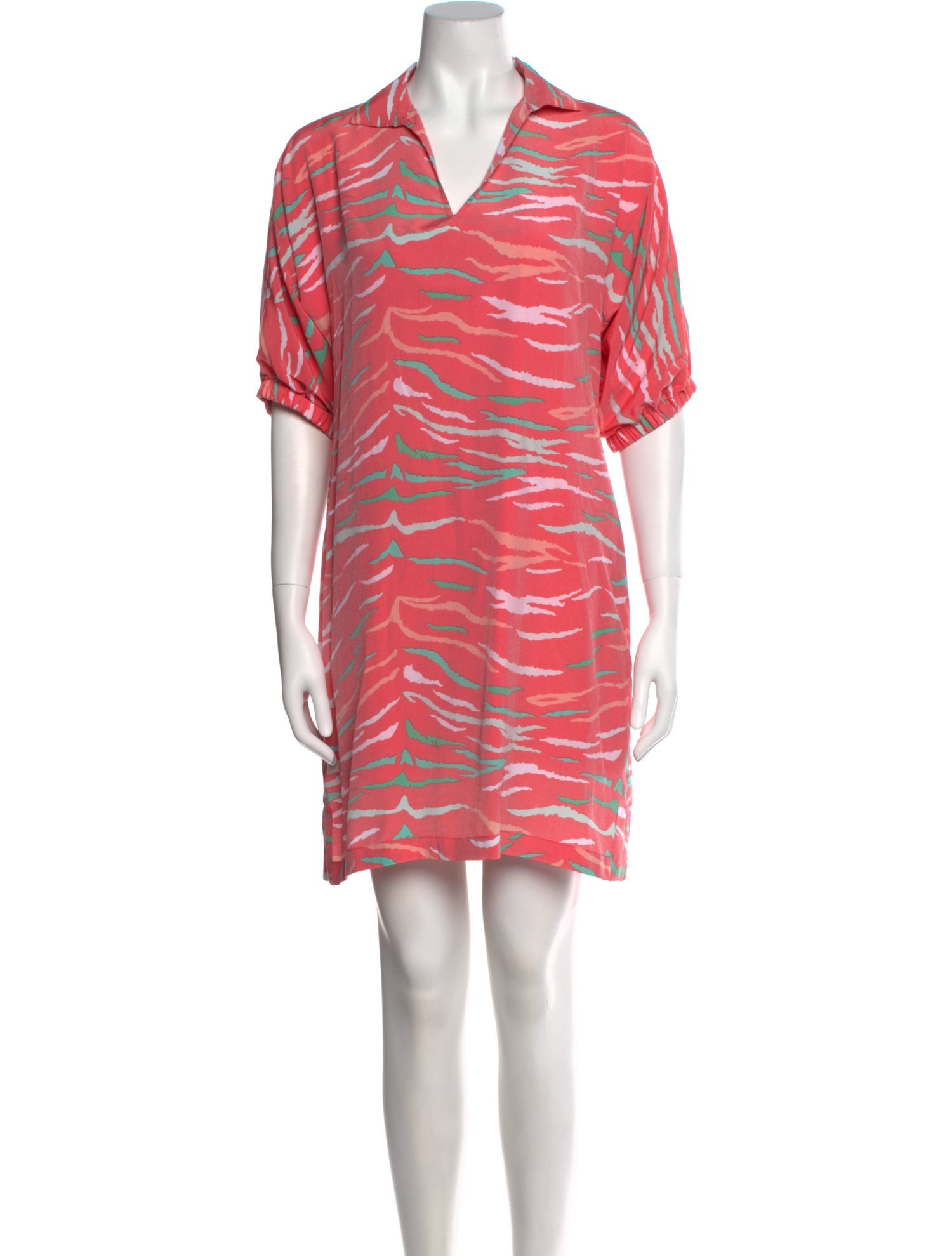 Emily McCarthy Printed Mini Dress