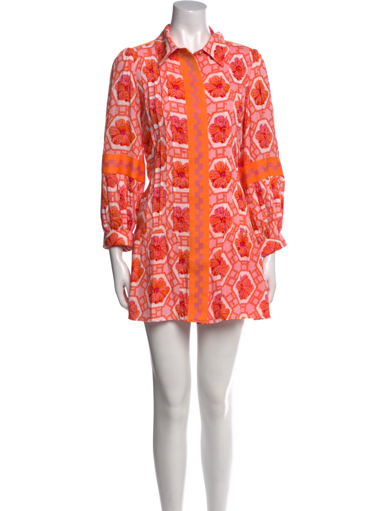 Emily McCarthy Printed Mini Dress w/ Tags