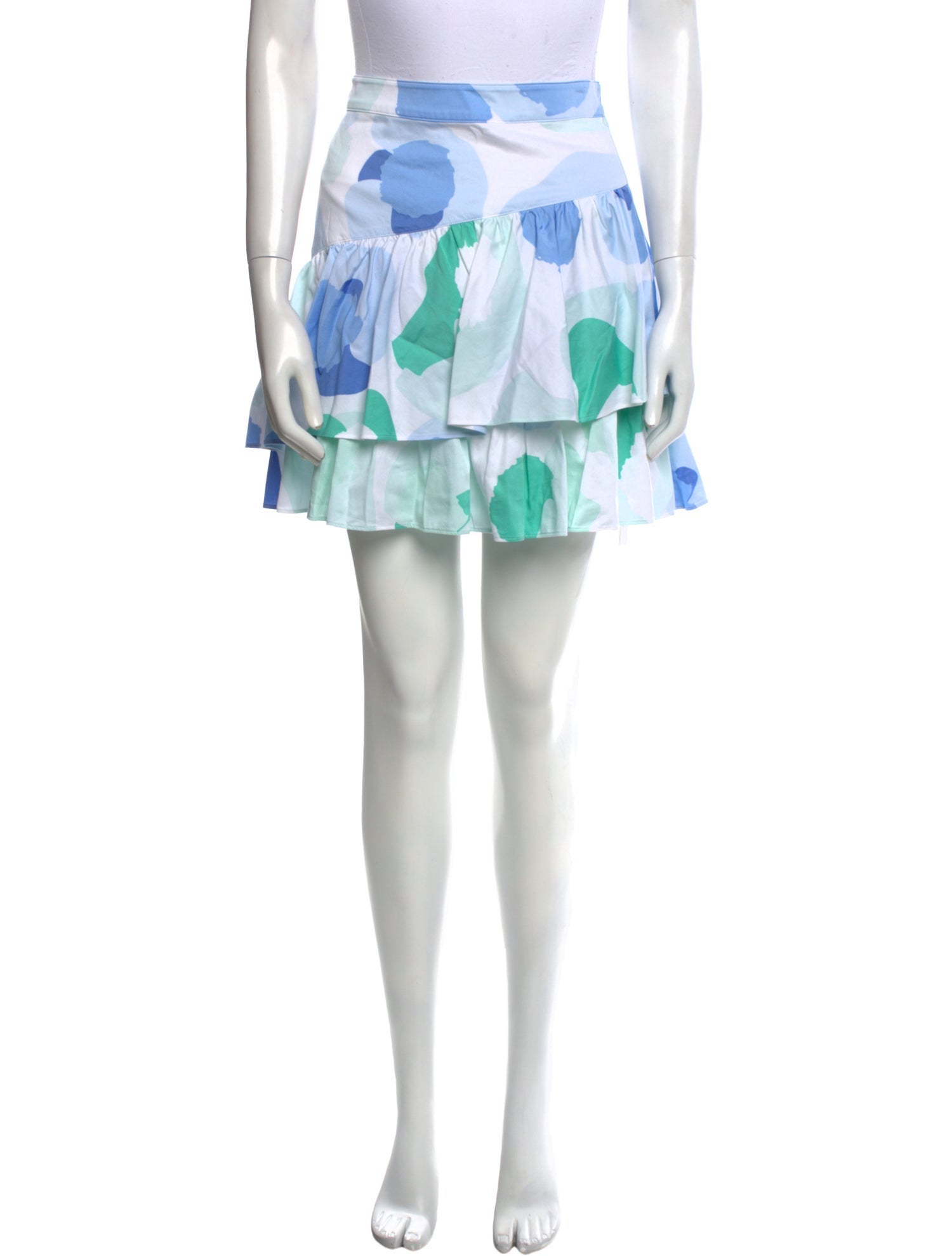 Emily McCarthy Printed Mini Skirt