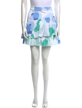 Emily McCarthy Printed Mini Skirt