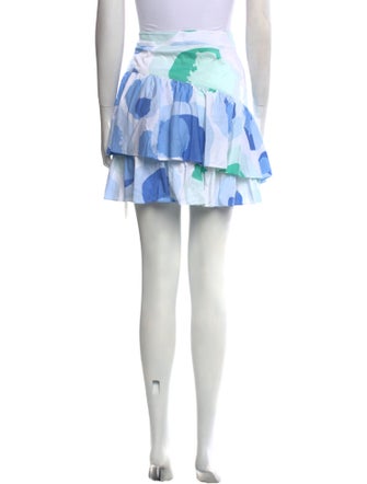 Emily McCarthy Printed Mini Skirt