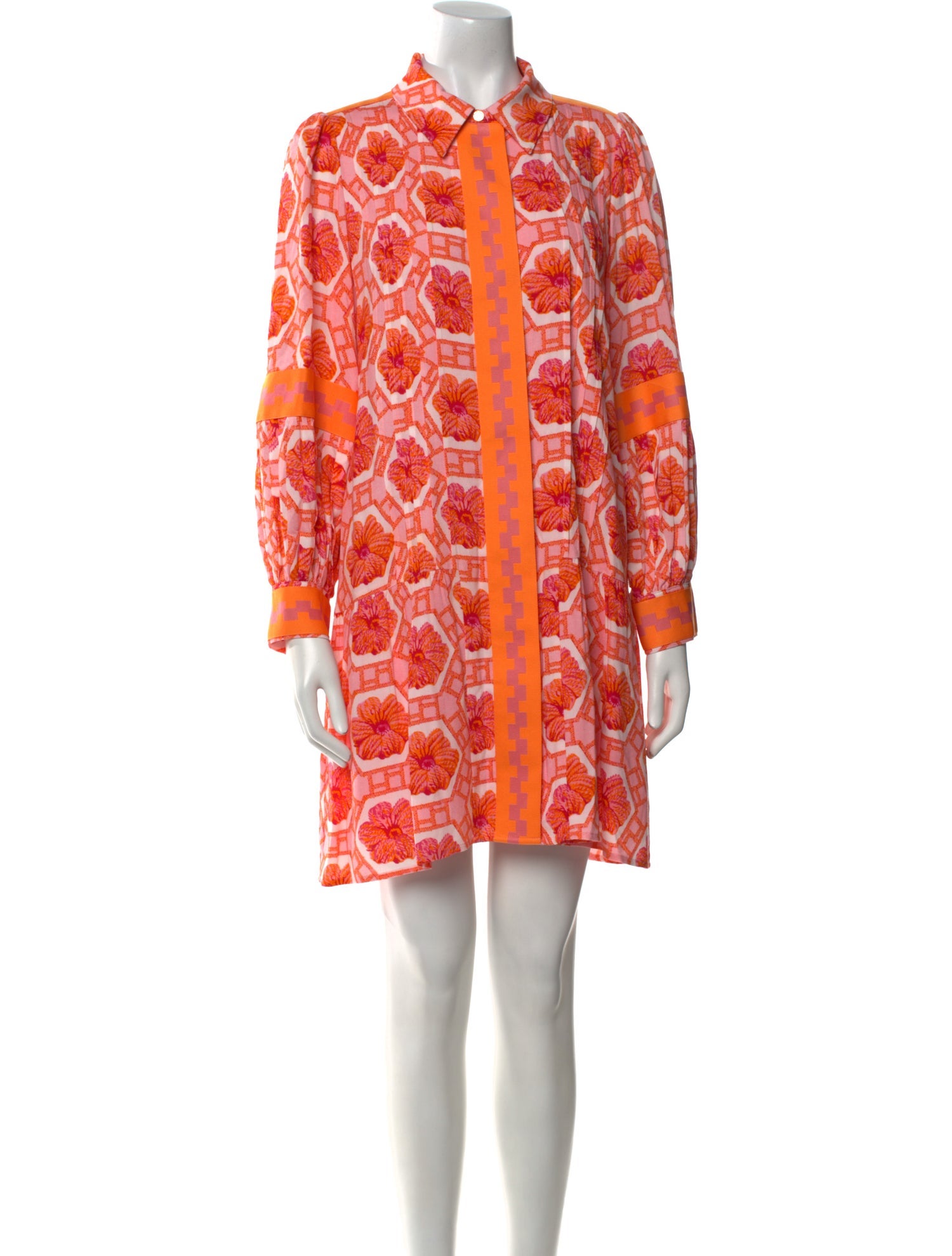 Emily McCarthy Printed Mini Dress