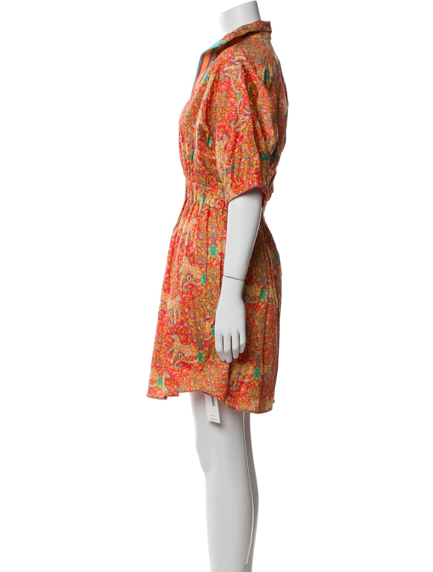 Emily McCarthy Printed Knee-Length Dress w/ Tags