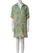 Emily McCarthy Printed Knee-Length Dress