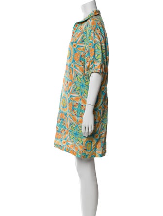 Emily McCarthy Printed Knee-Length Dress