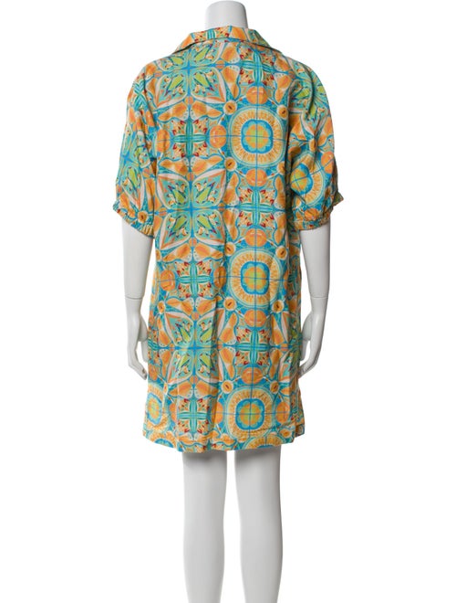 Emily McCarthy Printed Knee-Length Dress