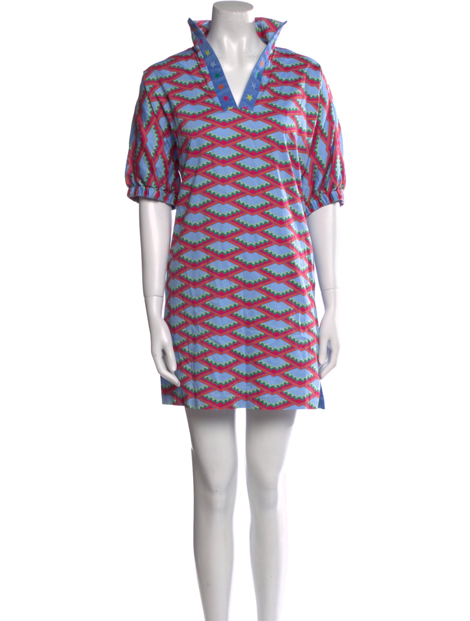 Emily McCarthy Printed Mini Dress