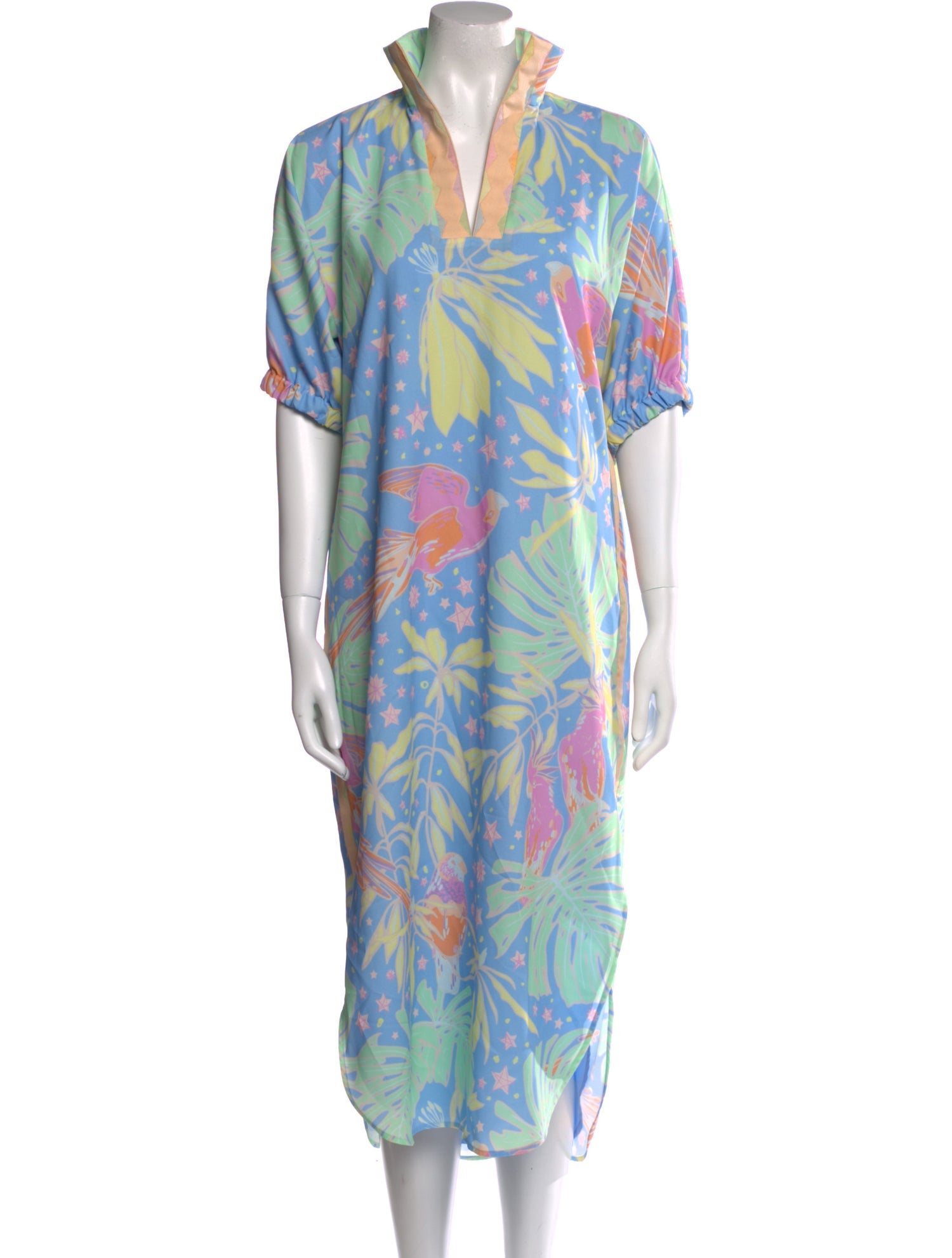 Emily McCarthy Printed Long Dress