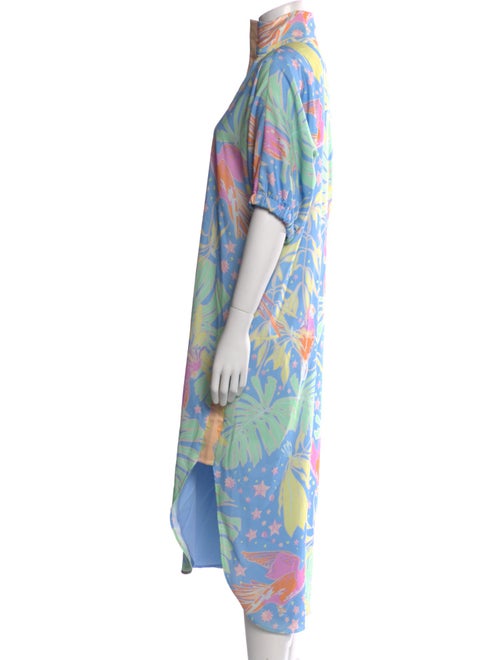 Emily McCarthy Printed Long Dress