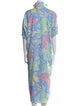 Emily McCarthy Printed Long Dress