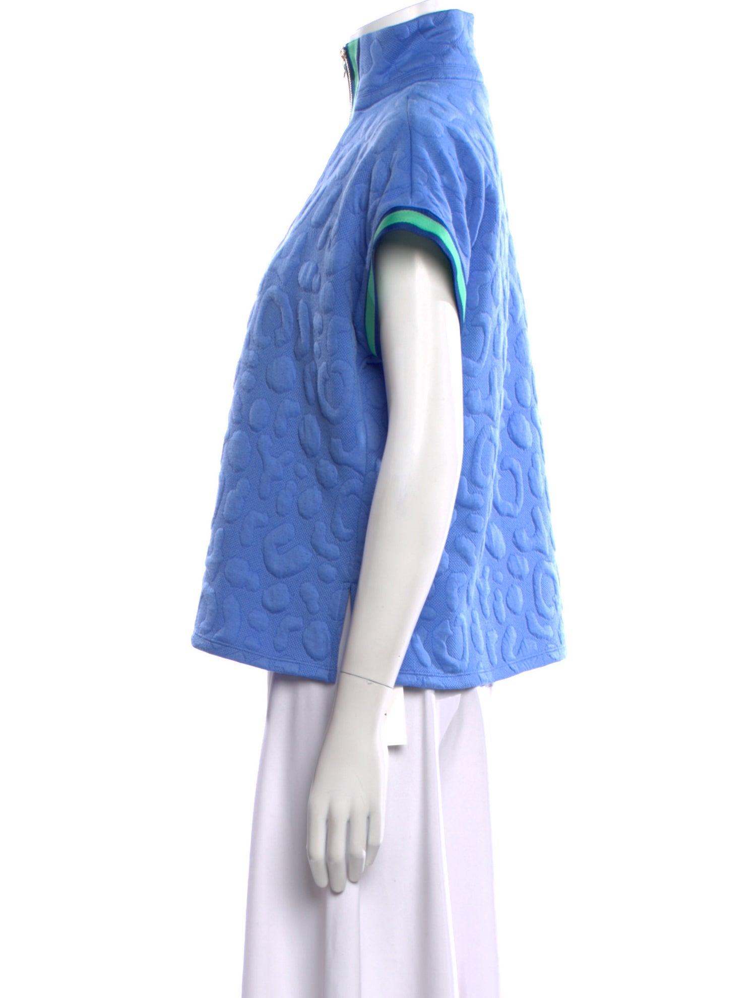 Emily McCarthy Printed Turtleneck Sweater