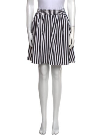 Emily McCarthy Striped Mini Skirt