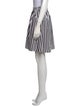 Emily McCarthy Striped Mini Skirt