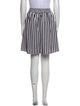 Emily McCarthy Striped Mini Skirt