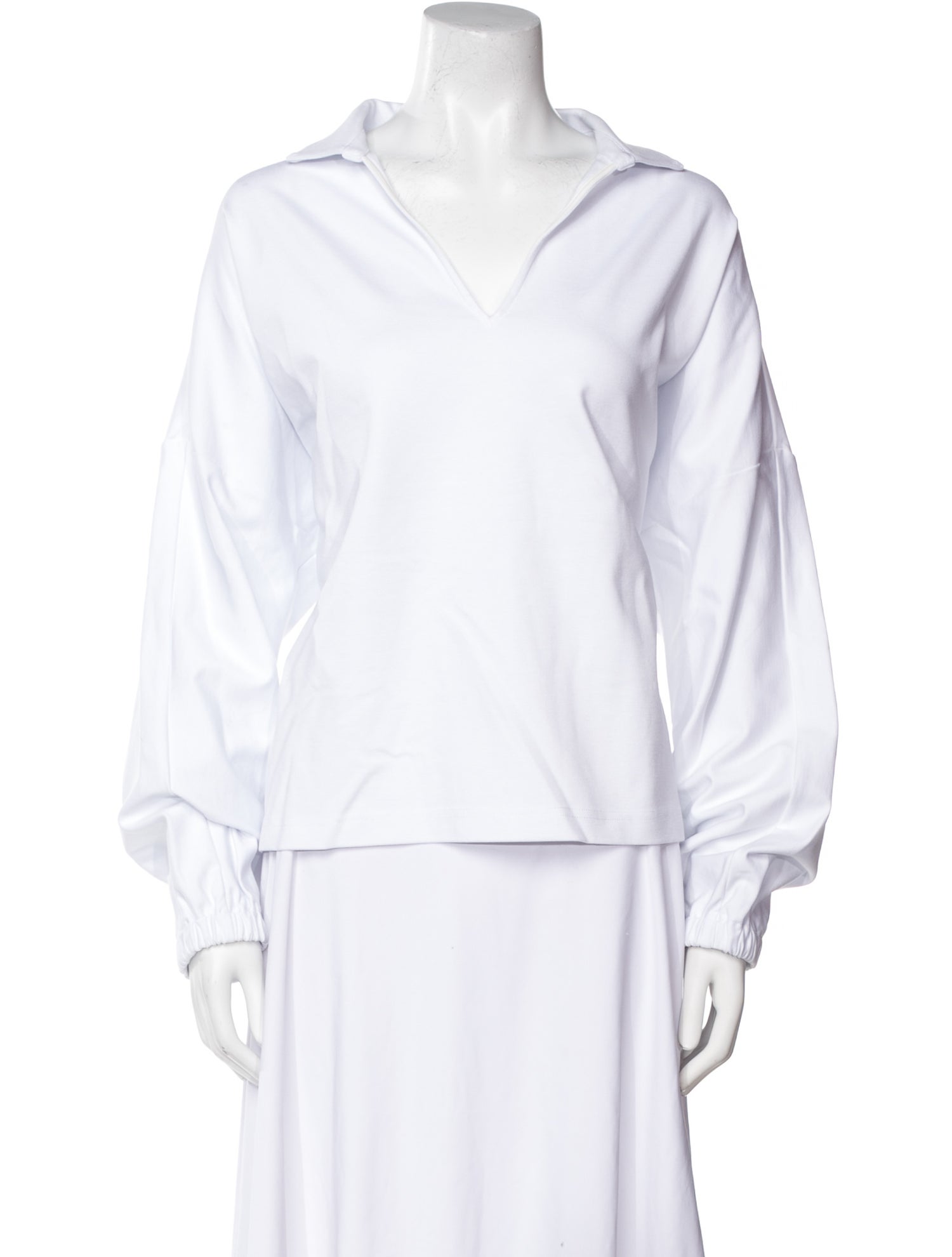 Emily McCarthy V-Neck Long Sleeve Sweatshirt