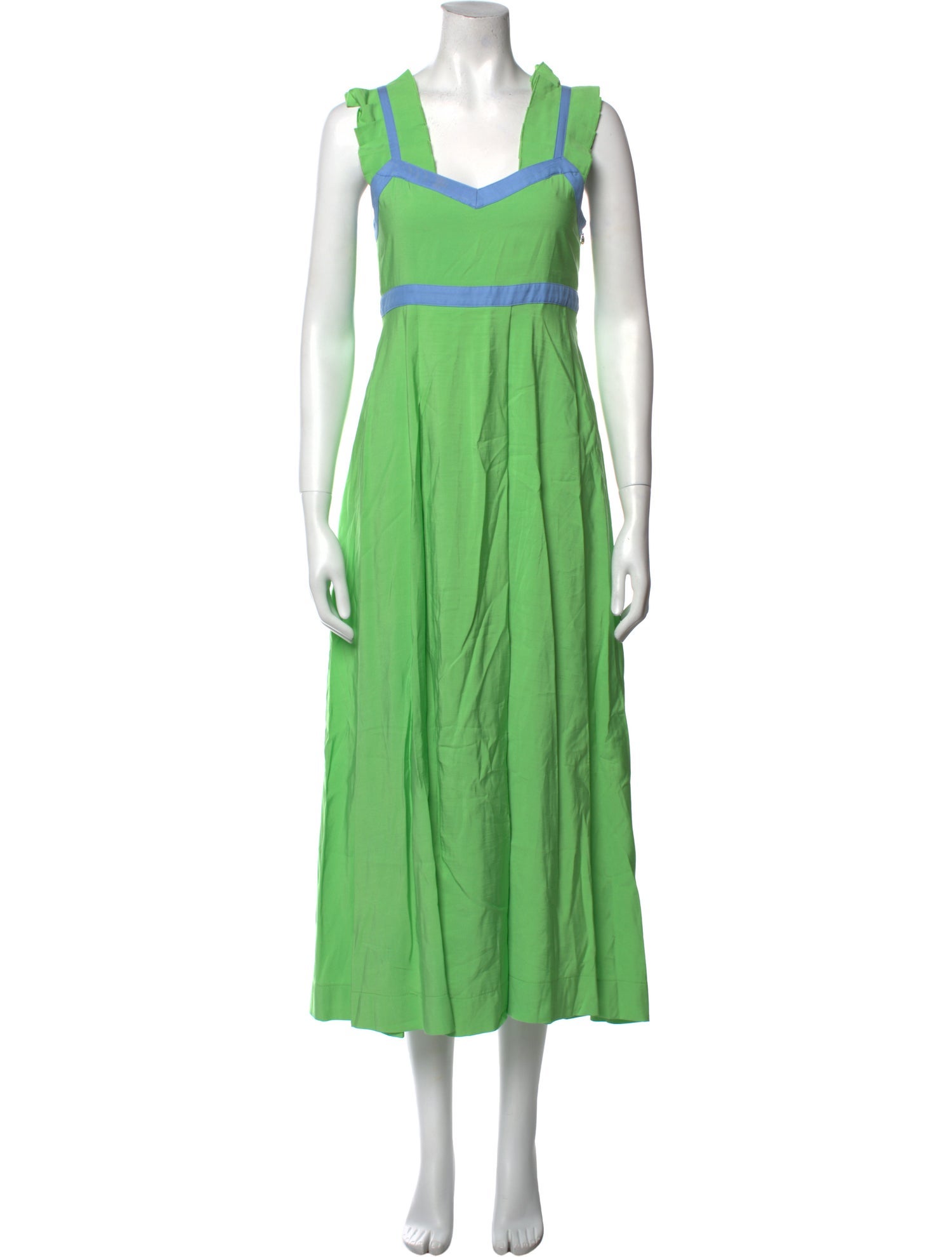 Emily McCarthy Square Neckline Long Dress