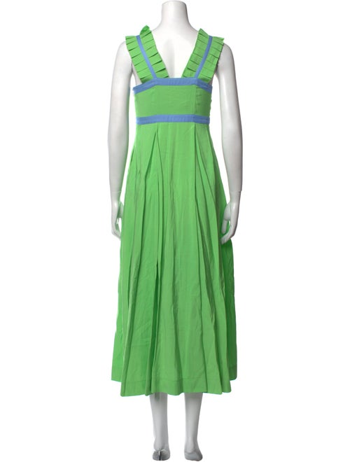 Emily McCarthy Square Neckline Long Dress