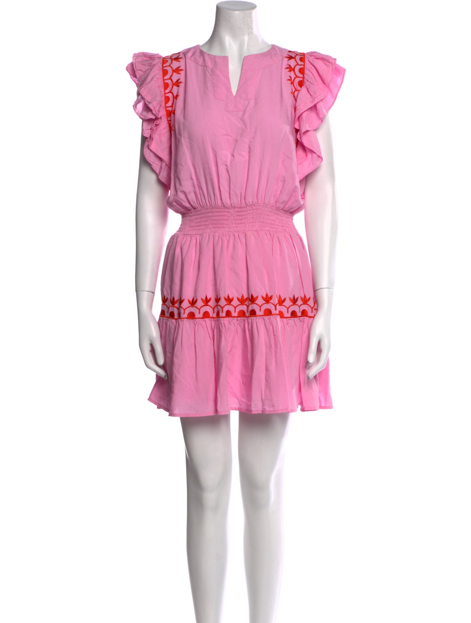 Emily McCarthy V-Neck Mini Dress