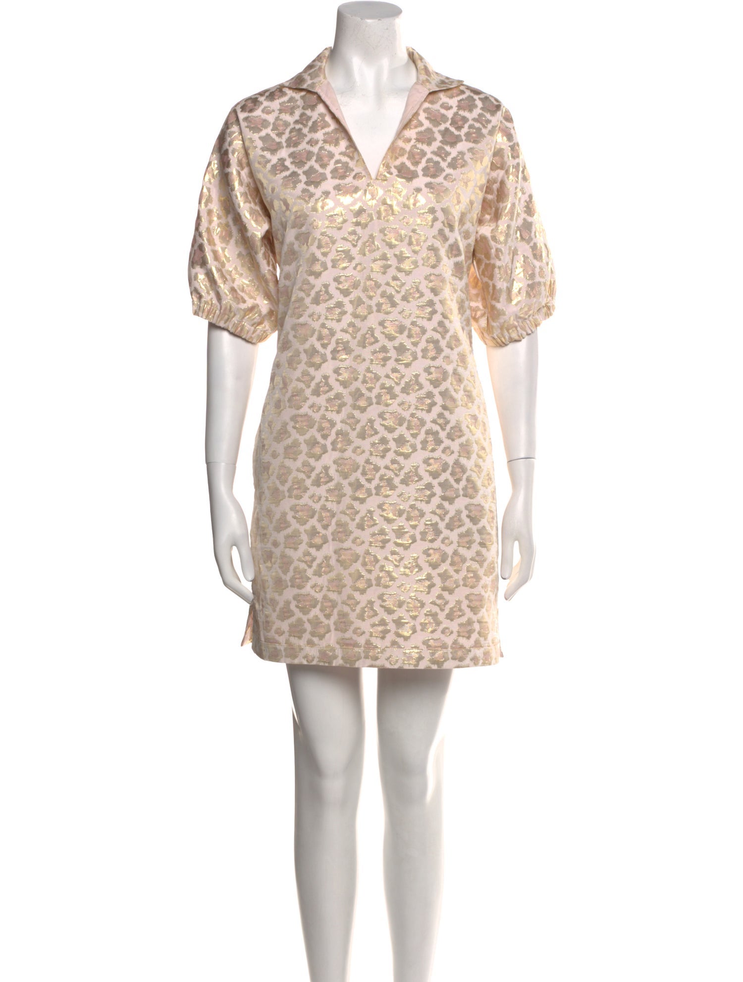 Emily McCarthy Animal Print Mini Dress