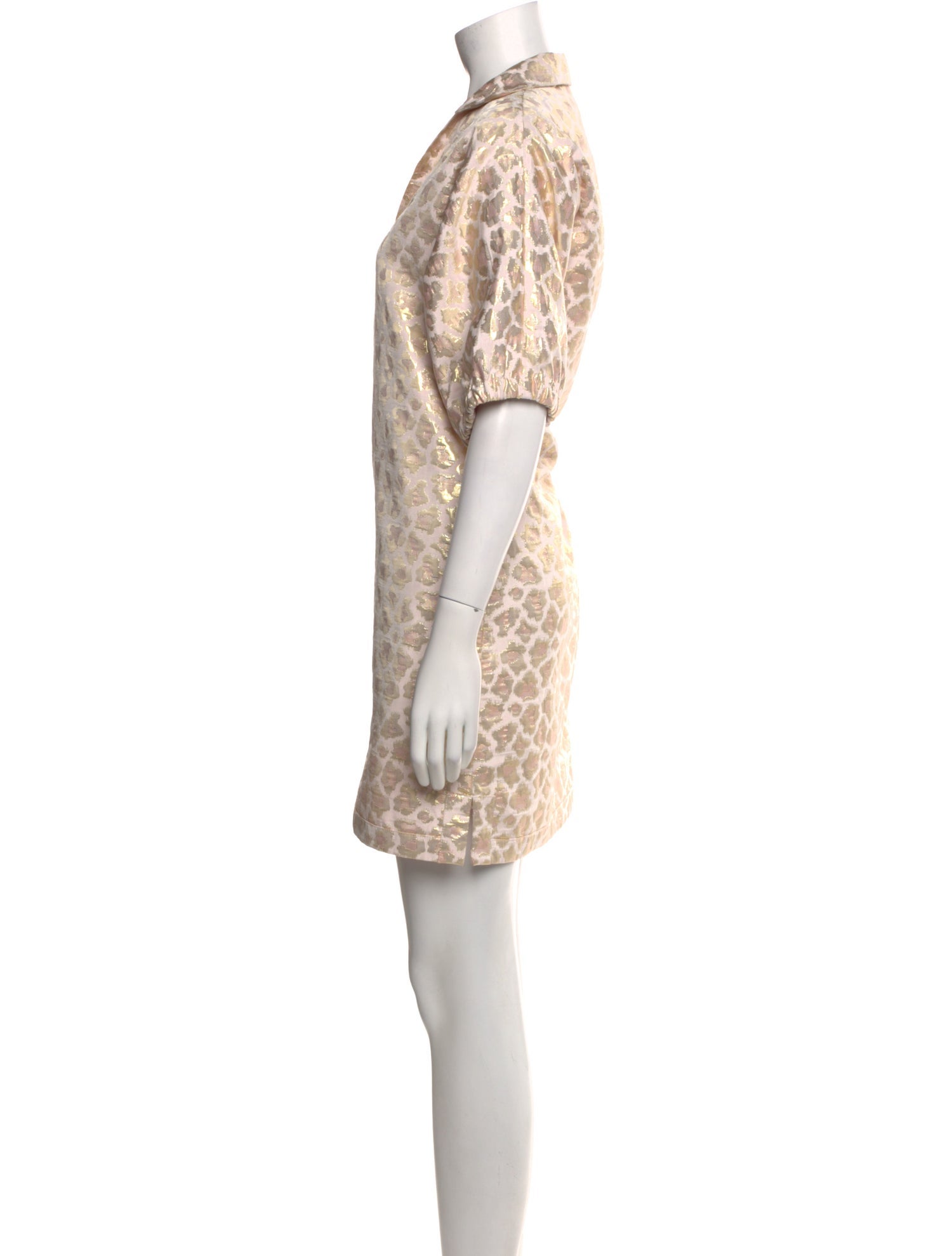 Emily McCarthy Animal Print Mini Dress