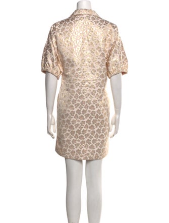 Emily McCarthy Animal Print Mini Dress