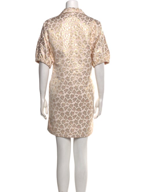 Emily McCarthy Animal Print Mini Dress