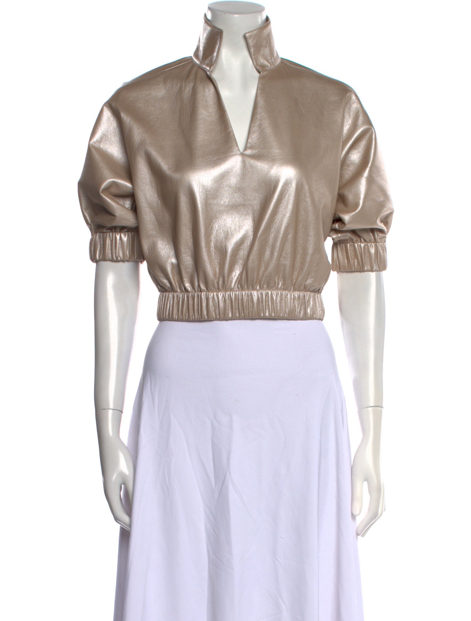 Emily McCarthy Short Sleeve Crop Top w/ Tags