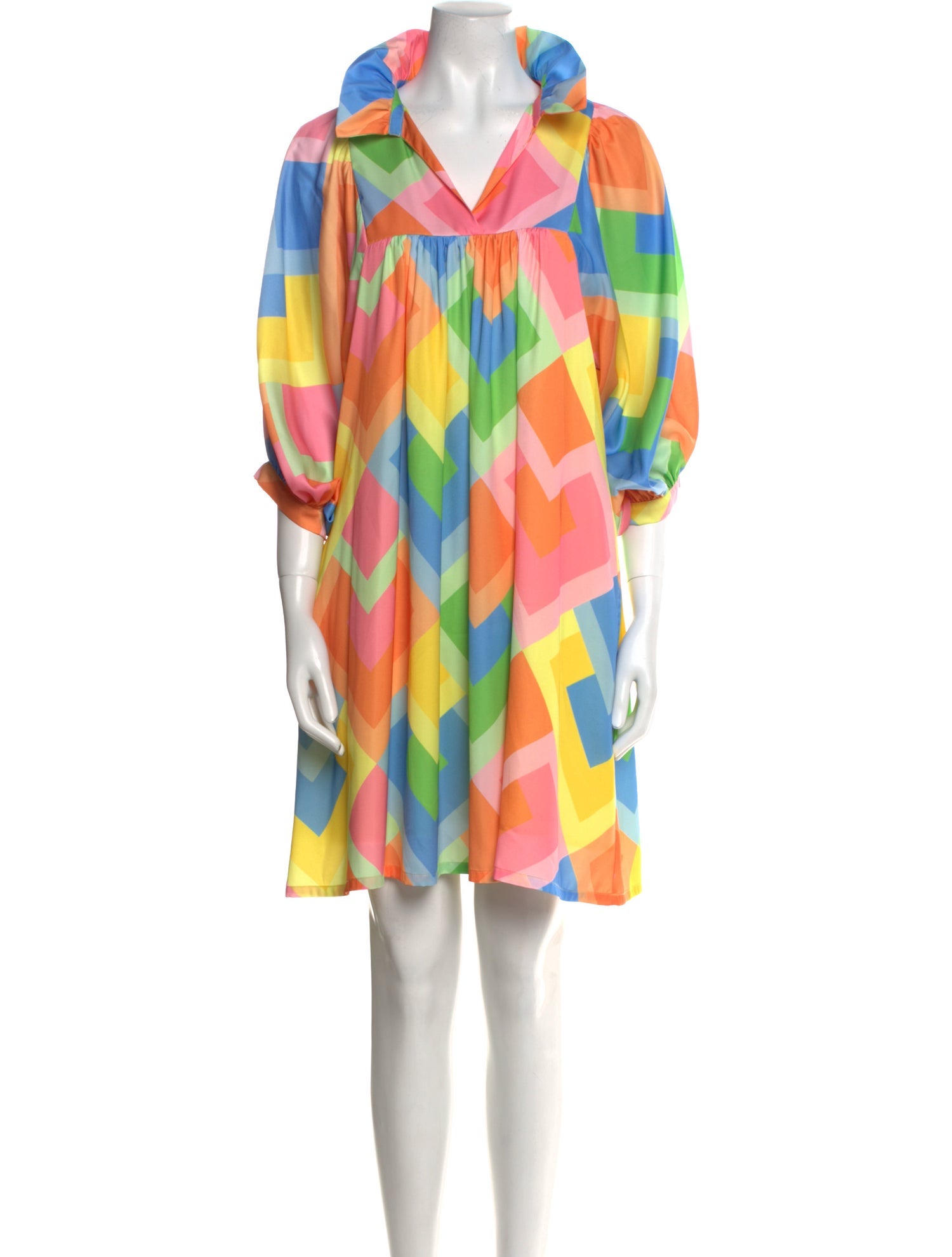 Emily McCarthy Printed Mini Dress