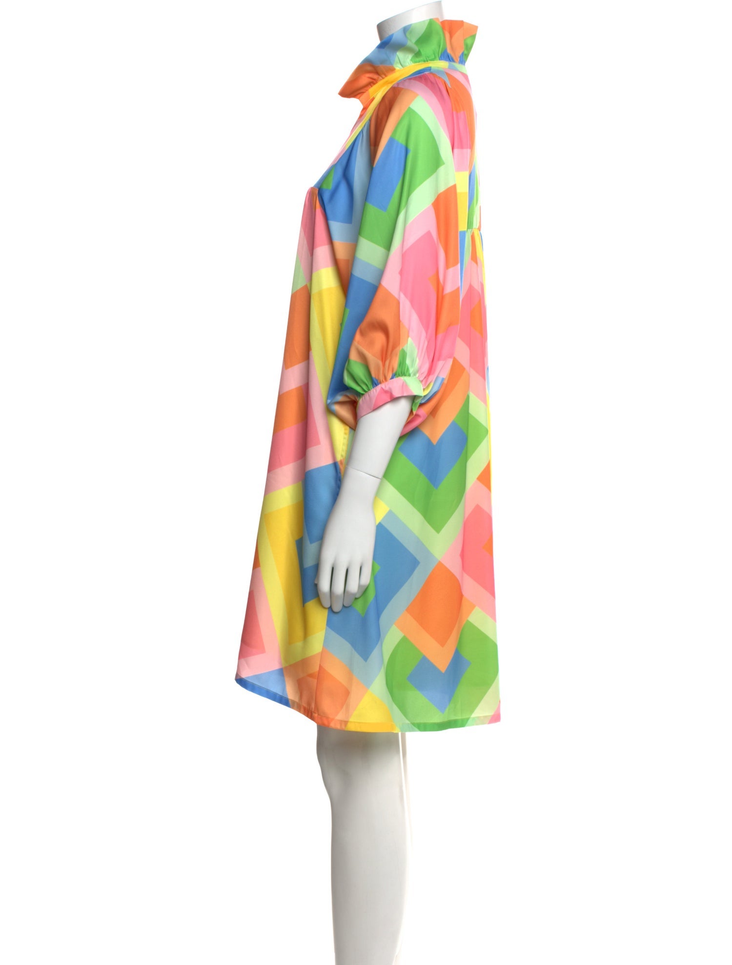 Emily McCarthy Printed Mini Dress