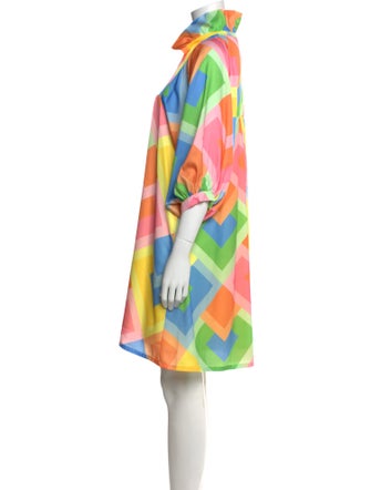 Emily McCarthy Printed Mini Dress