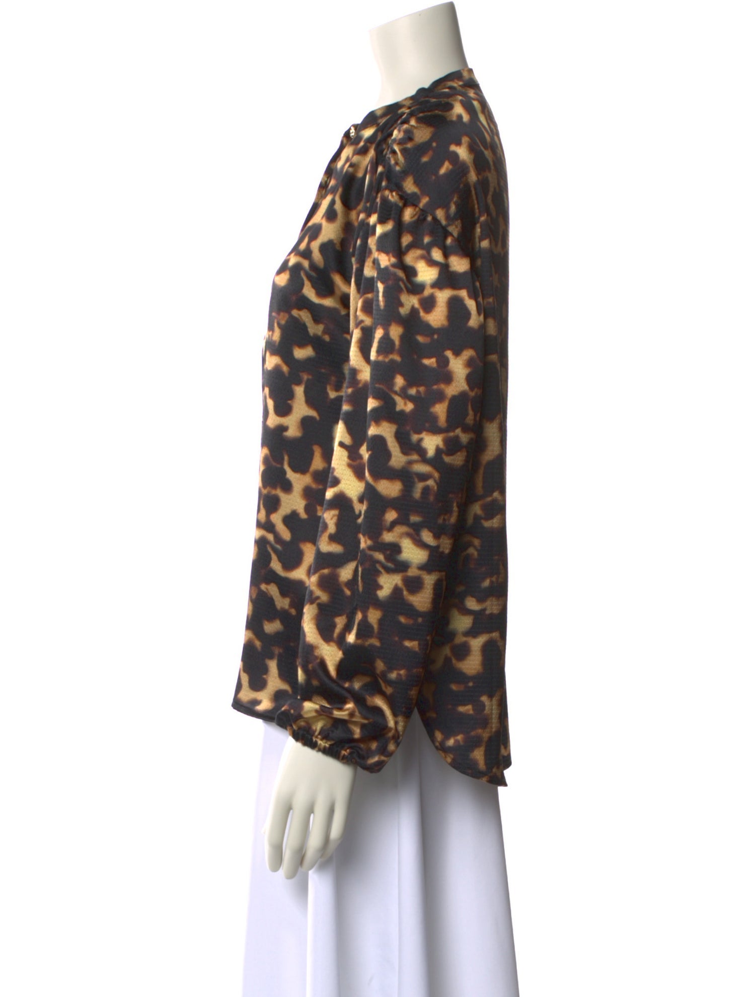 Emily McCarthy Animal Print Crew Neck Sweatshirt