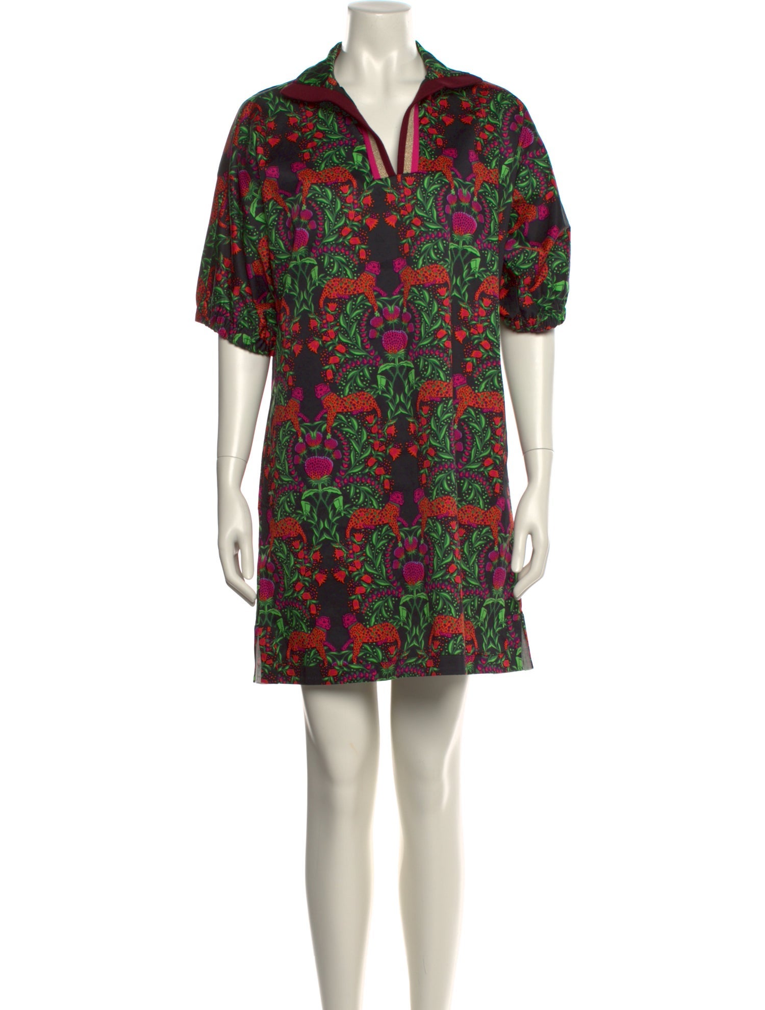 Emily McCarthy Printed Mini Dress