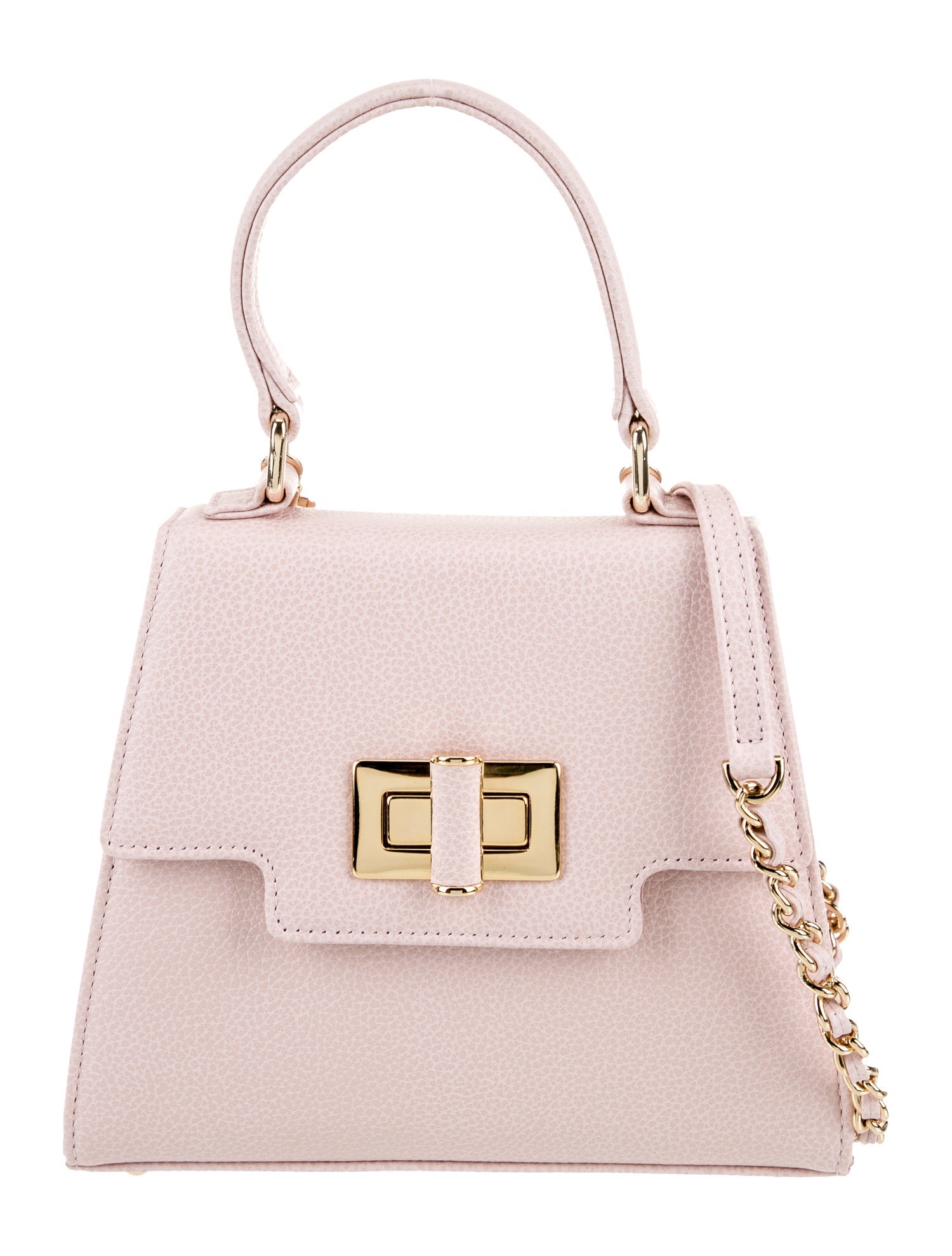 Emmy London Leather Top Handle Bag