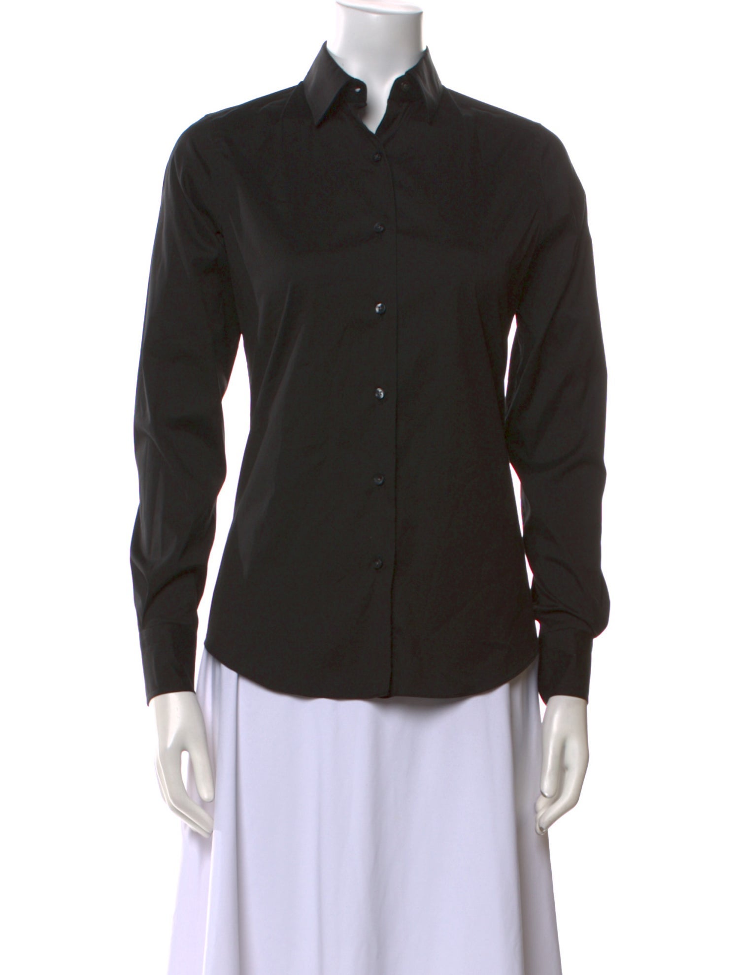 Emanuele Maffeis Long Sleeve Button-Up Top