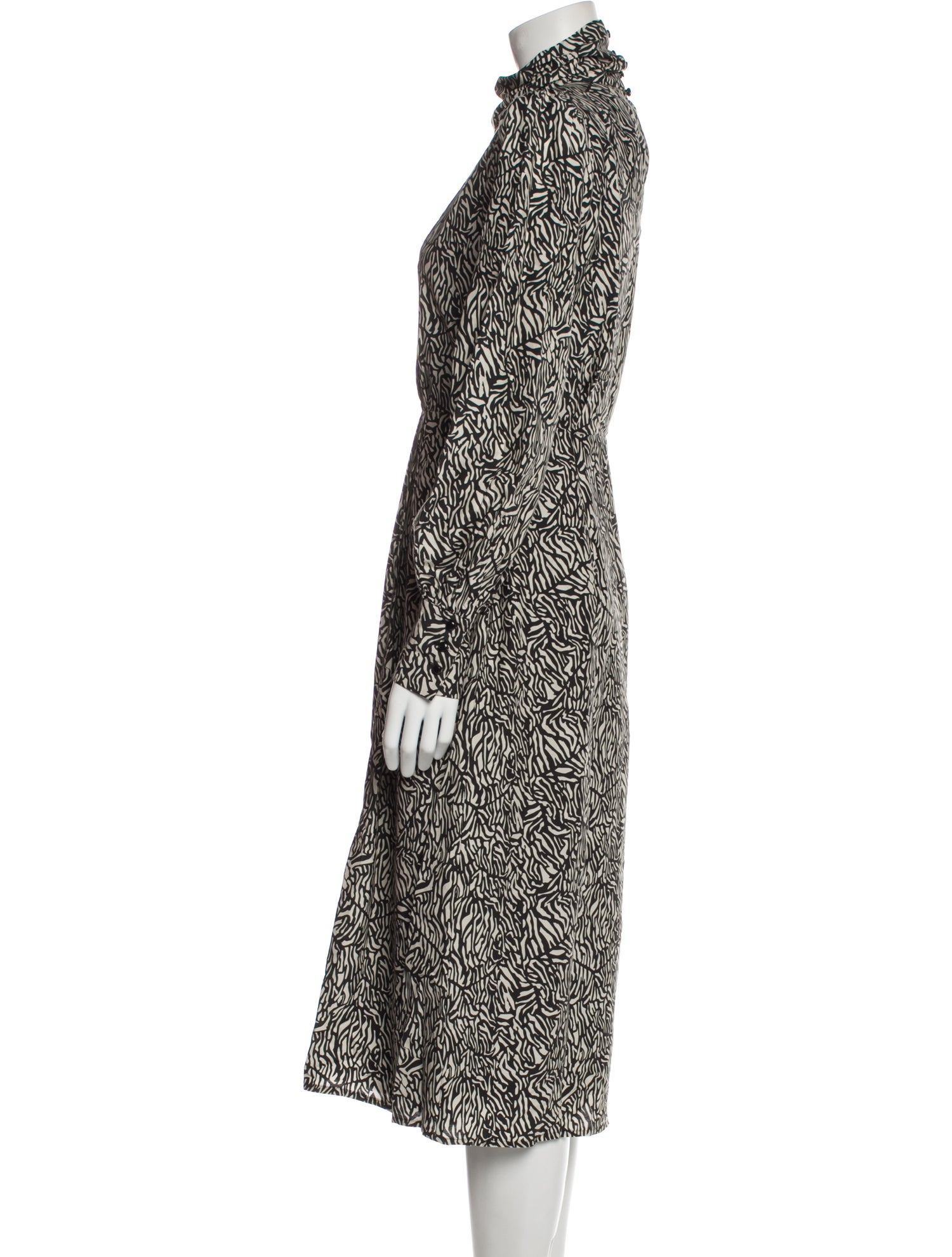 Emma & Gaia Printed Midi Length Dress